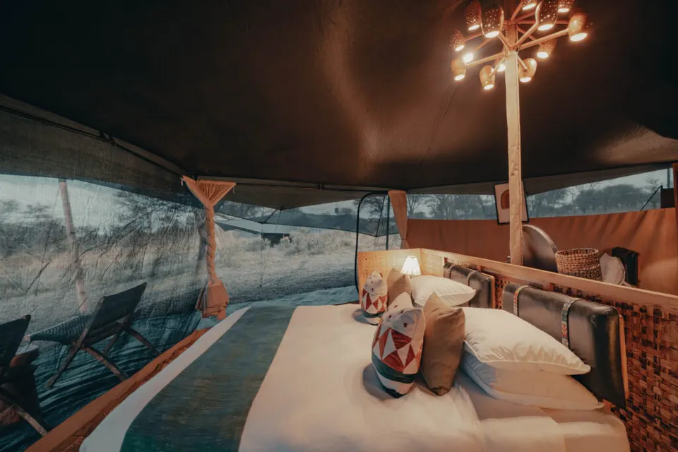 Serengeti Green Camp guest bedroom