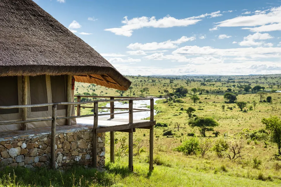 Mara River Post tent terrace