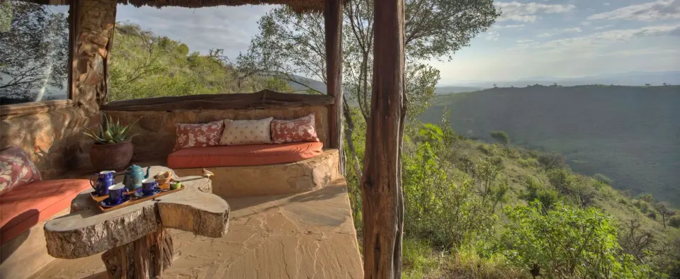 Borana cottage veranda and view