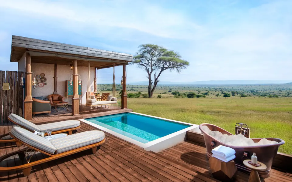 One Nature Mara River one-bedroom villa pool and deck
