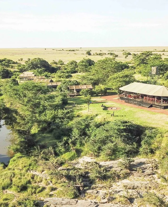 Camp beside the Talek River