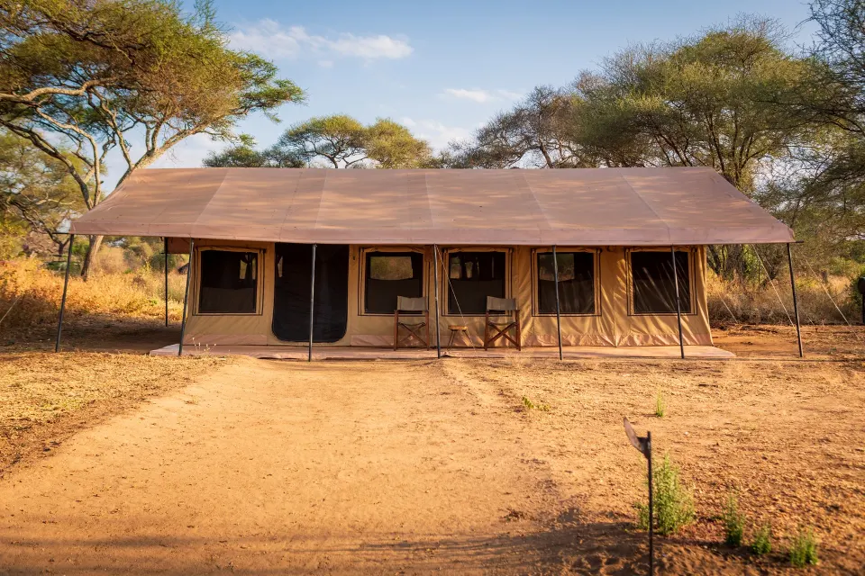 Family tent exterior
