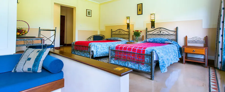 Lake Naivasha Simba Lodge bedroom