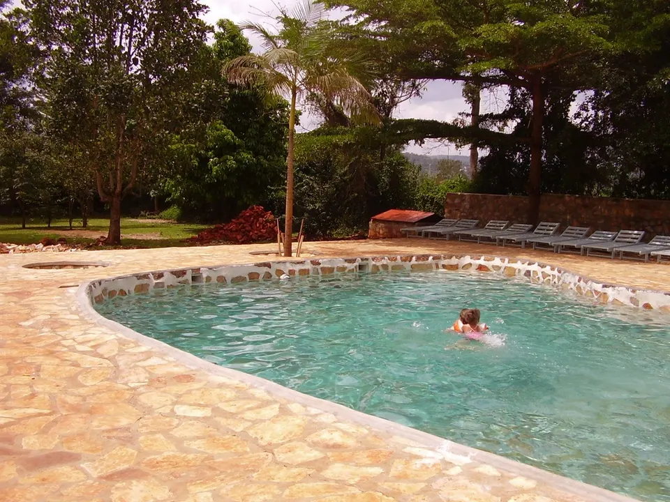 Eden Rock pool and planted garden