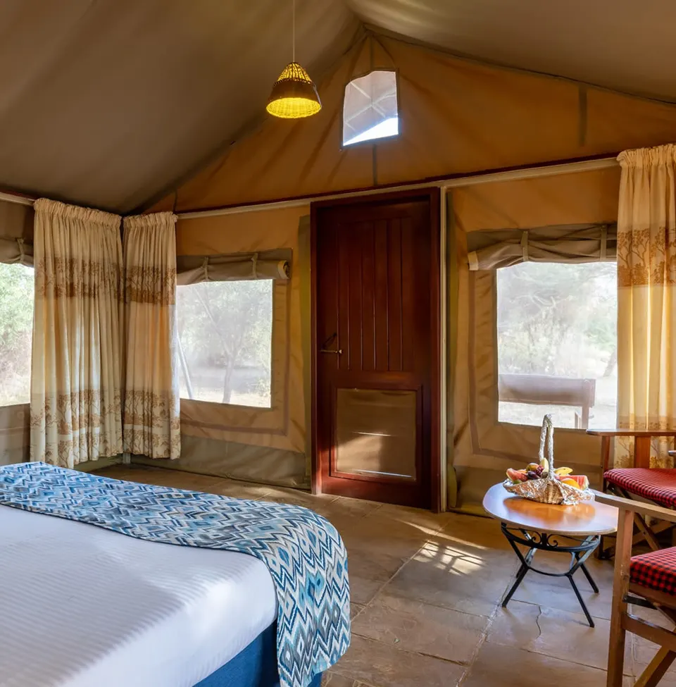 Sentrim Amboseli tent bedroom