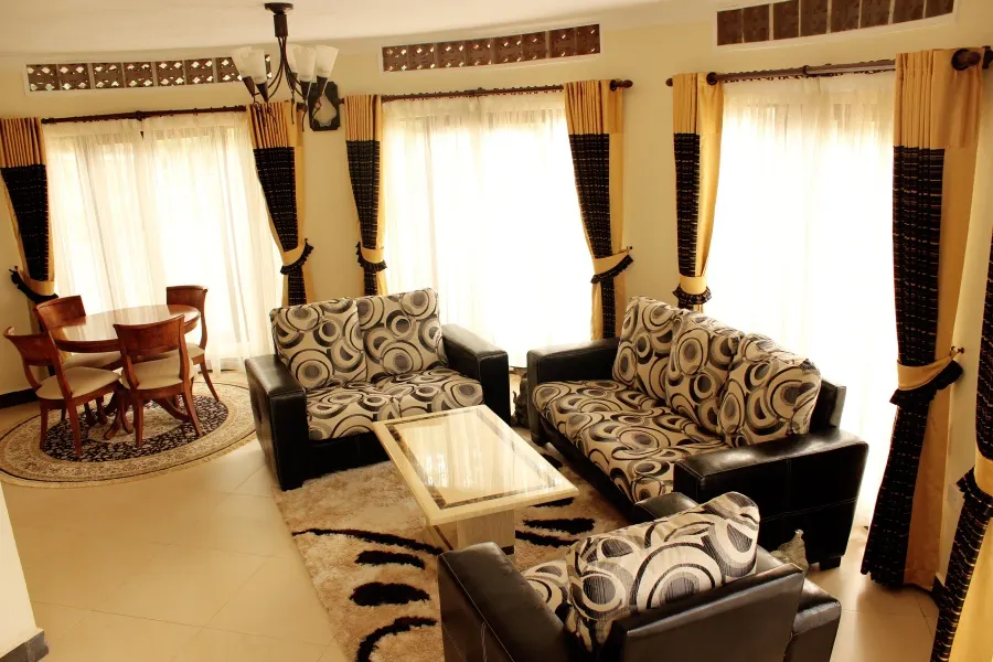 Suite lounge and dining interior