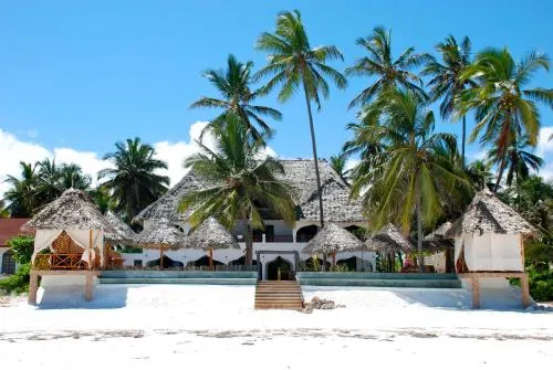 Beach-facing property exterior