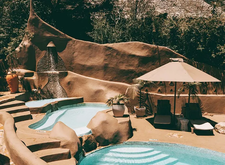 Lodge swimming pool