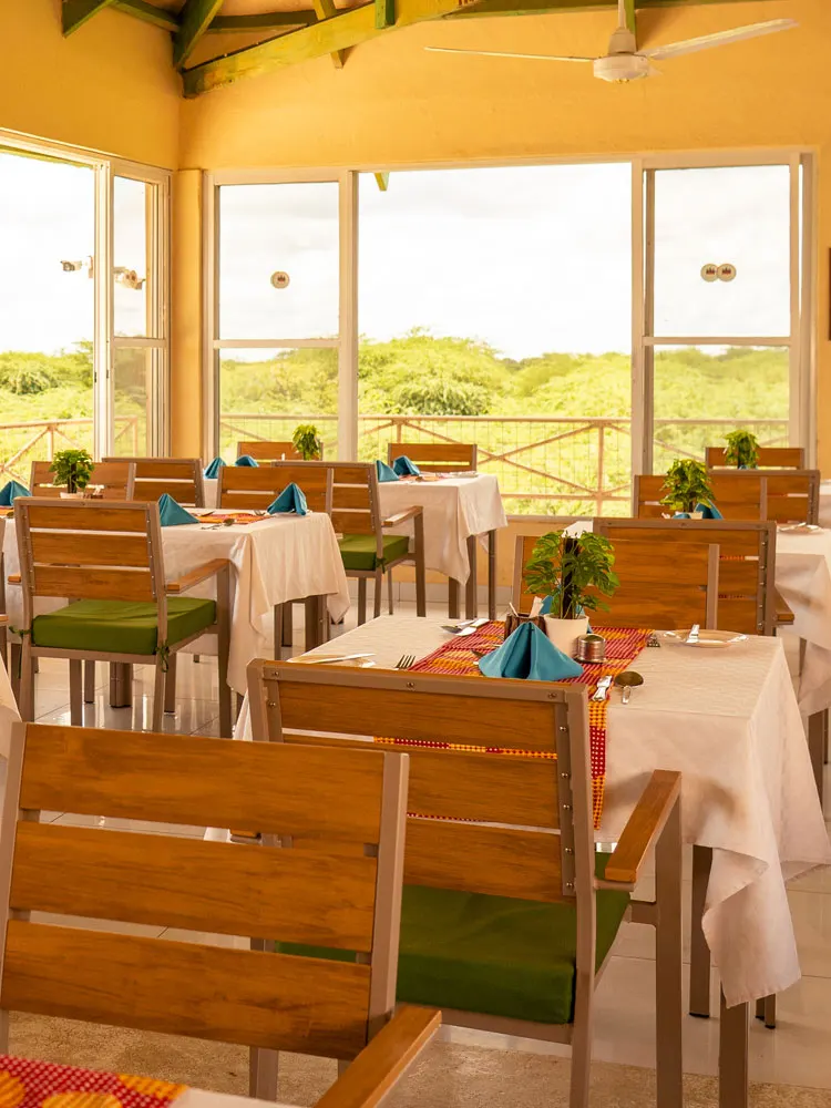 Manyatta Camp restaurant interior