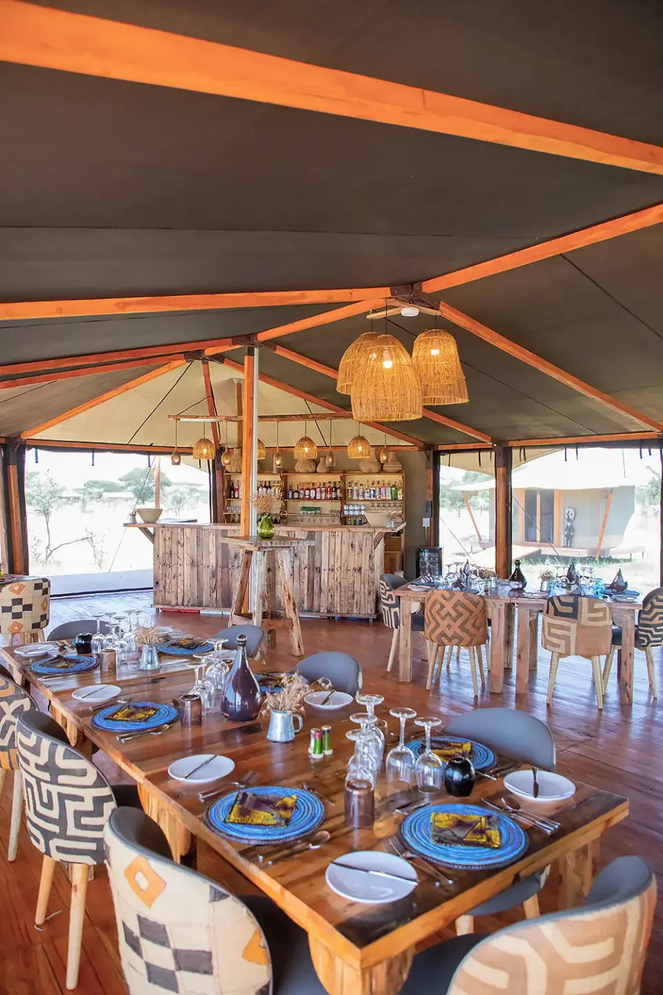Dining tent
