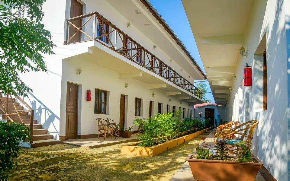 Amaan accommodation courtyard