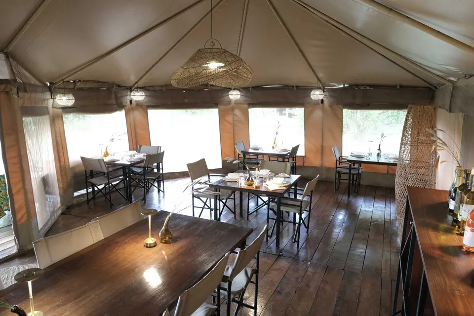 Main dining tent
