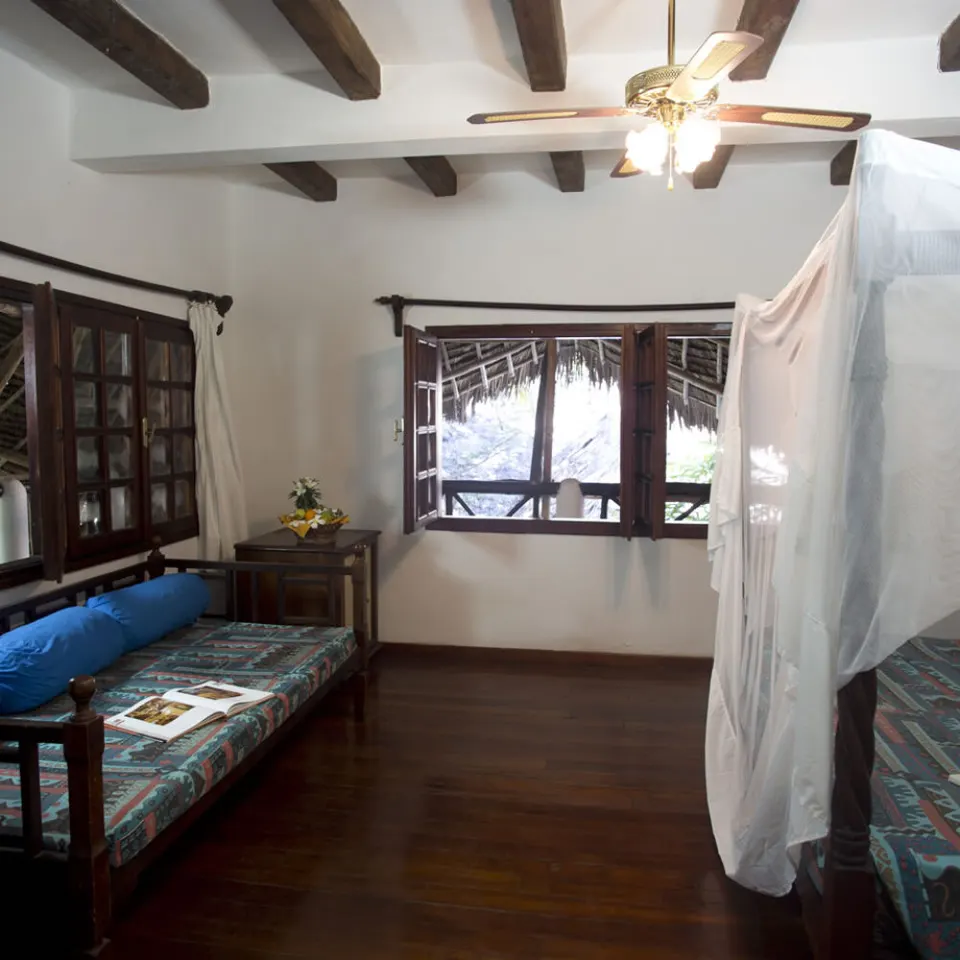 Blue Bay suite bedroom and sitting space