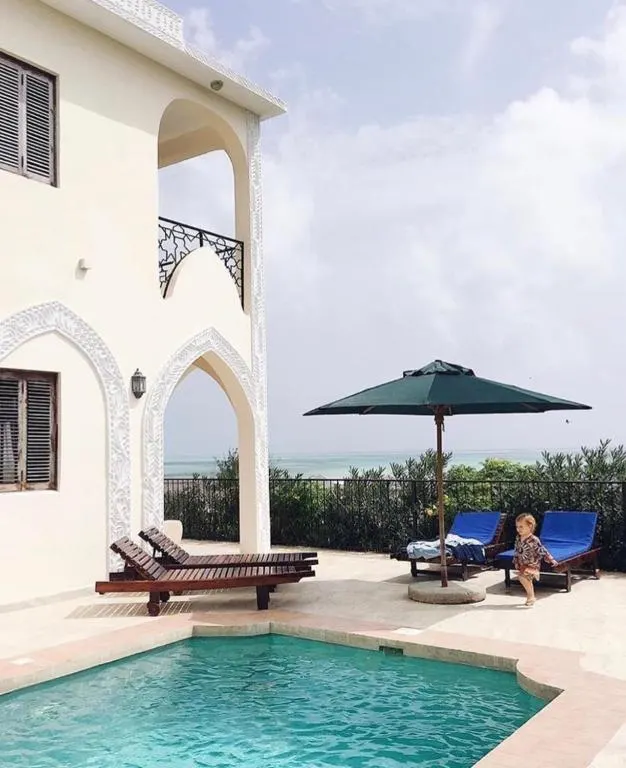 Villa exterior and private pool