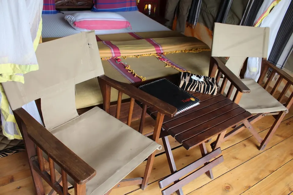 Ndutu Tingitana veranda seating detail