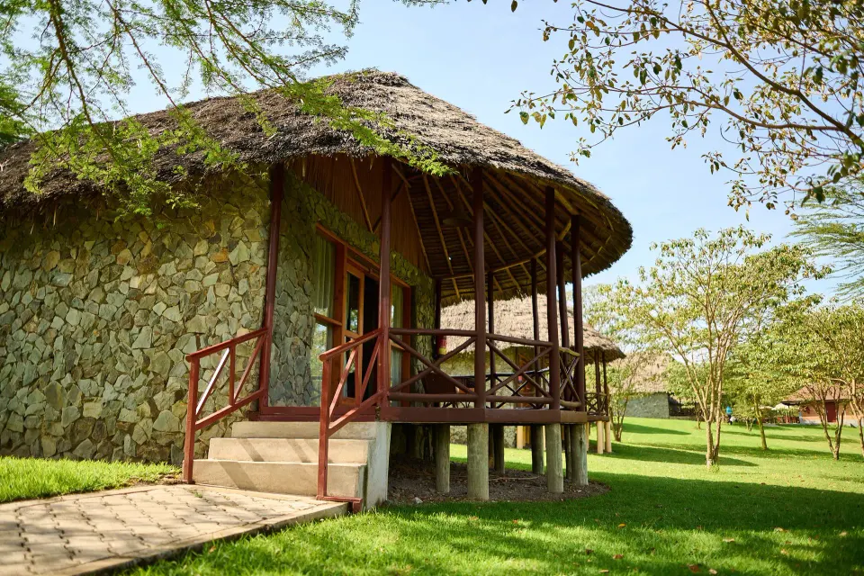 Pelican cottage veranda and exterior