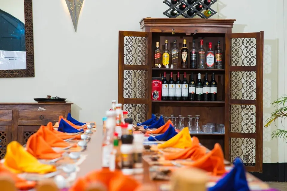 Dining room and bar