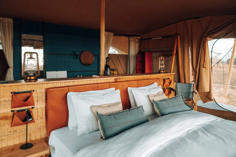 Public inline preview: Usawa guest-tent bedroom