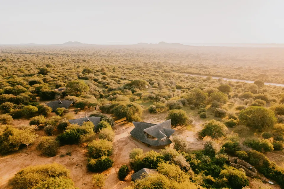 Ithumba Camp aerial view