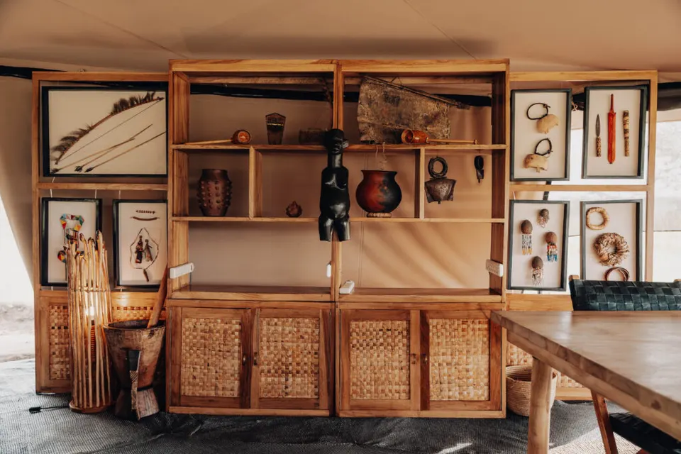 Serengeti Green Camp interior furnishings