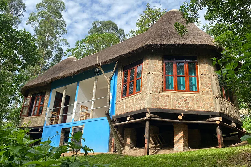 Family cottage exterior