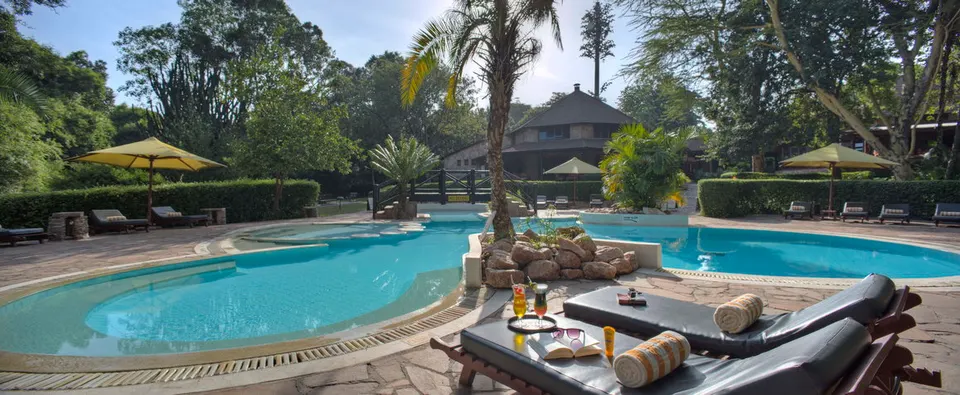 Sarova Mara swimming pool and seating