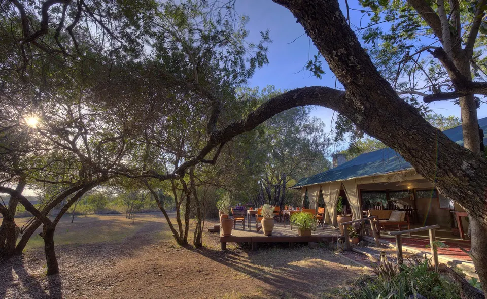 Kicheche Laikipia main tent exterior