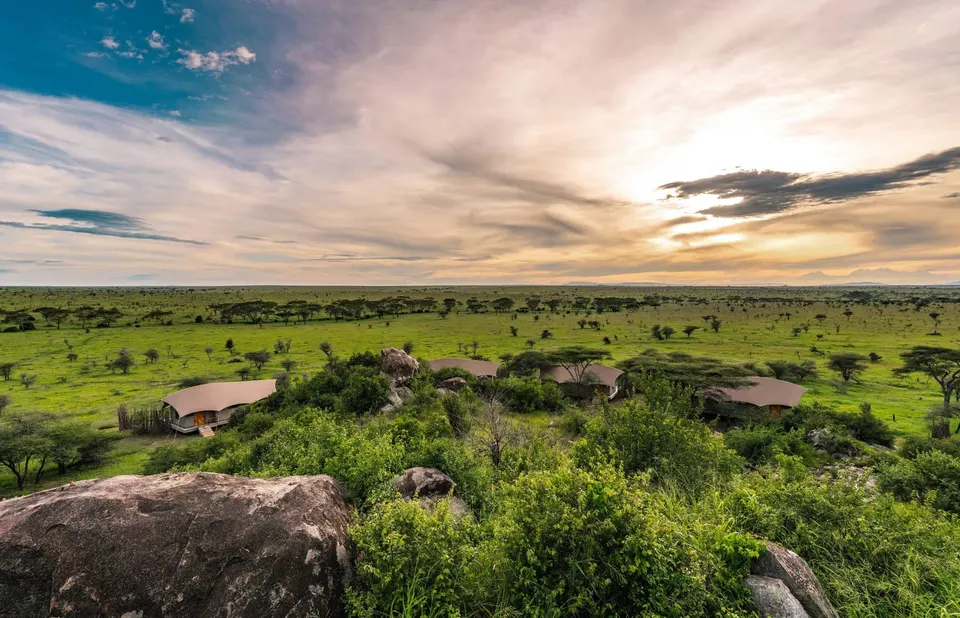 Nanyukie camp in its landscape