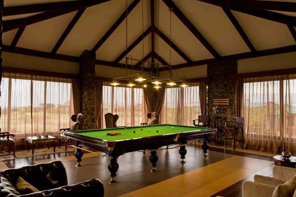 Ngorongoro Oldeani billiards room