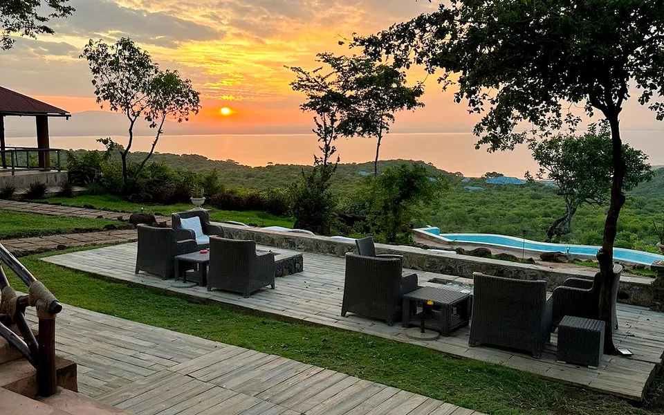 Mawe Mawe Manyara shared terrace and pool