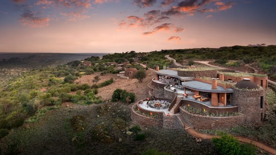 Suyian Lodge aerial overview