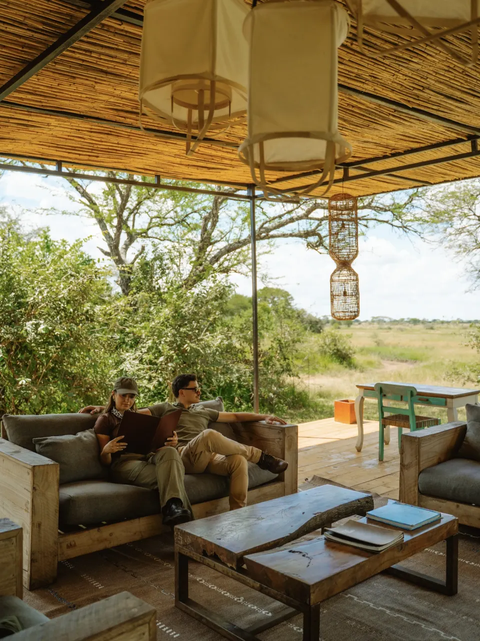 Asanja Siri Bustani lounge and deck