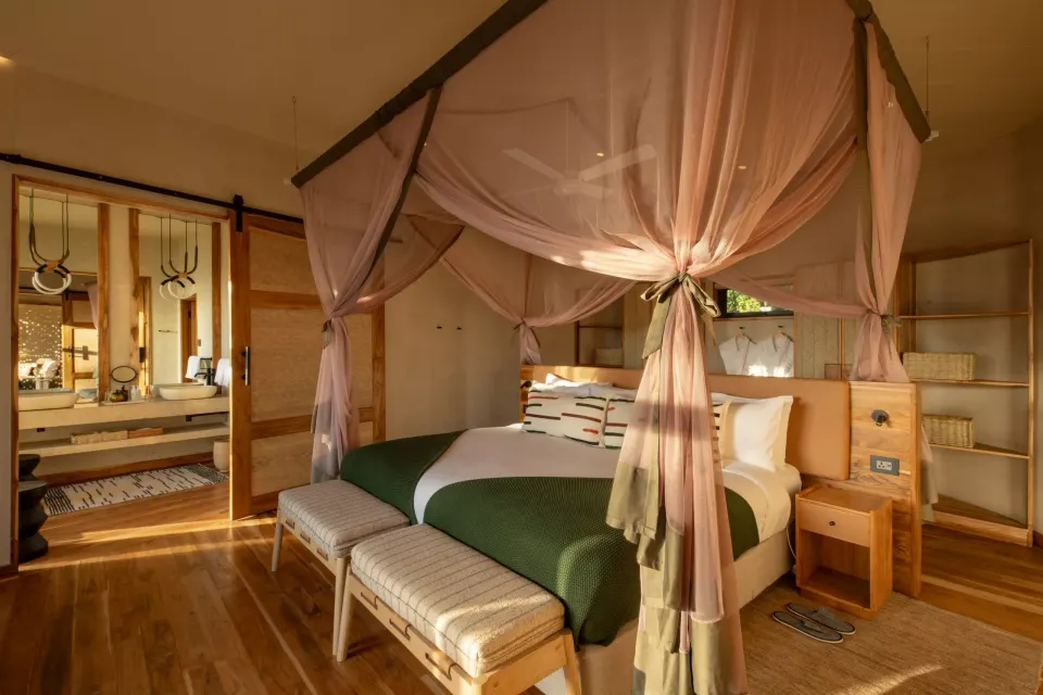 Suite sleeping area